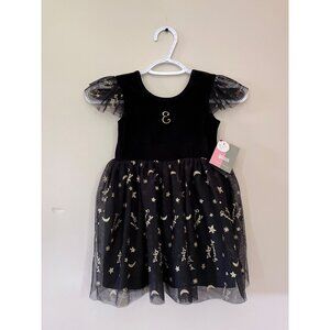NWT Wicked Modern Moments Girls 4T Black Tulle Dress Defying Gravity Elphaba